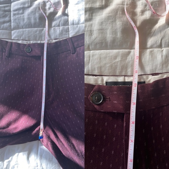 Scotch & Soda Men's Burgundy Classic Chino Trouser 28/32 - Picture 13 of 14